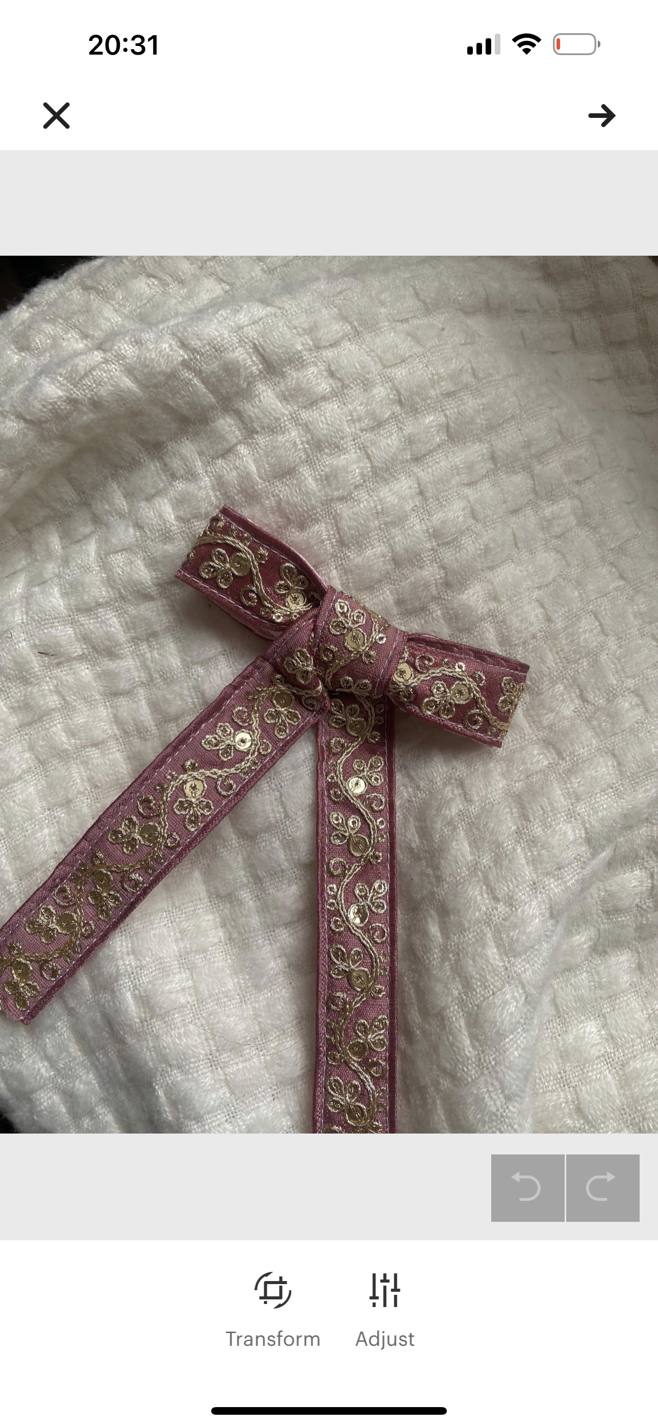Deepti Pink Hair Bow