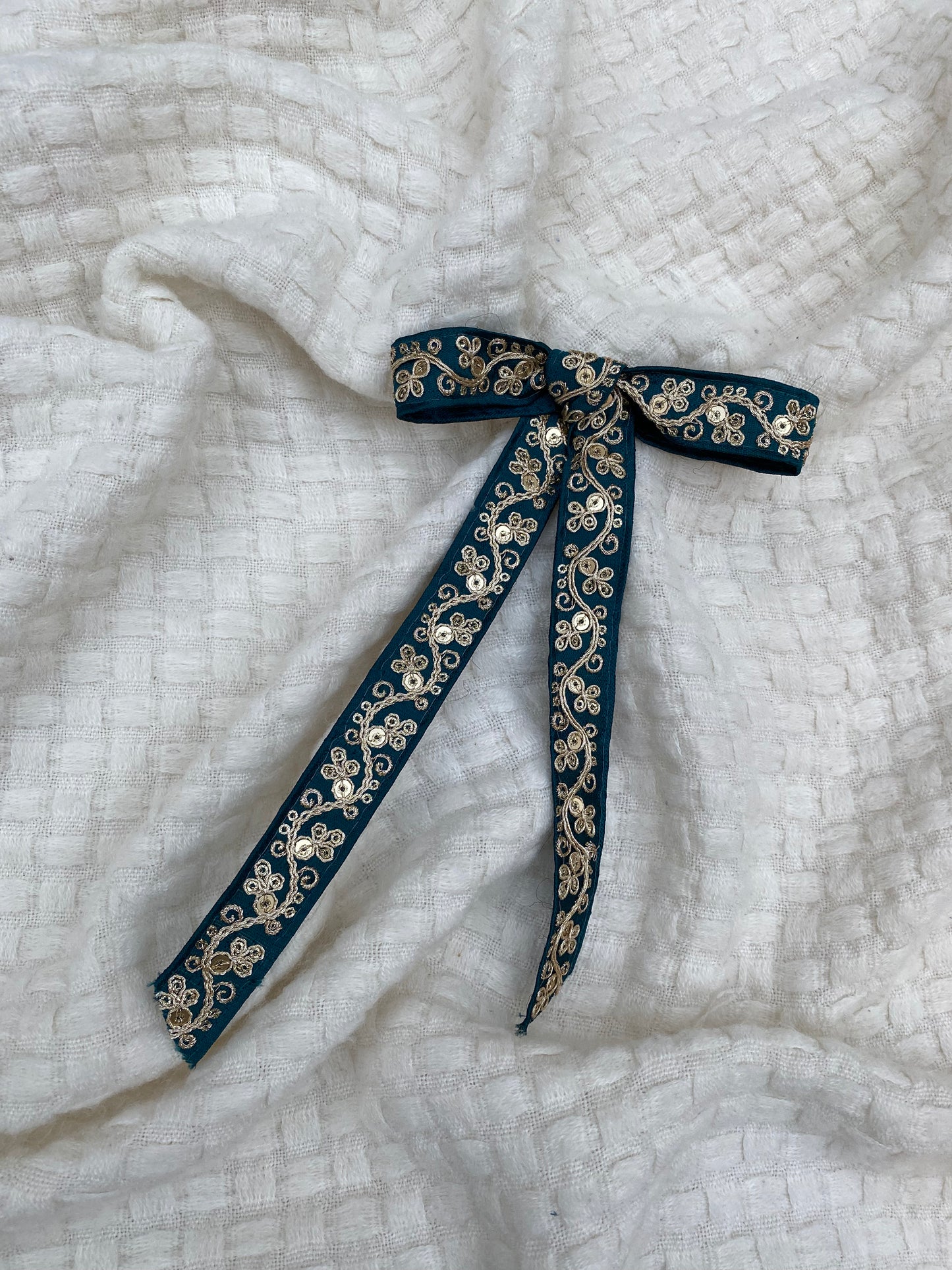 Deepti Blue Hair Bow