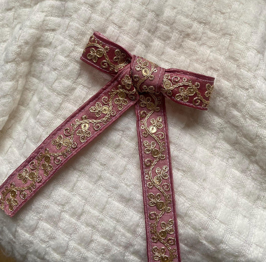Deepti Pink Hair Bow