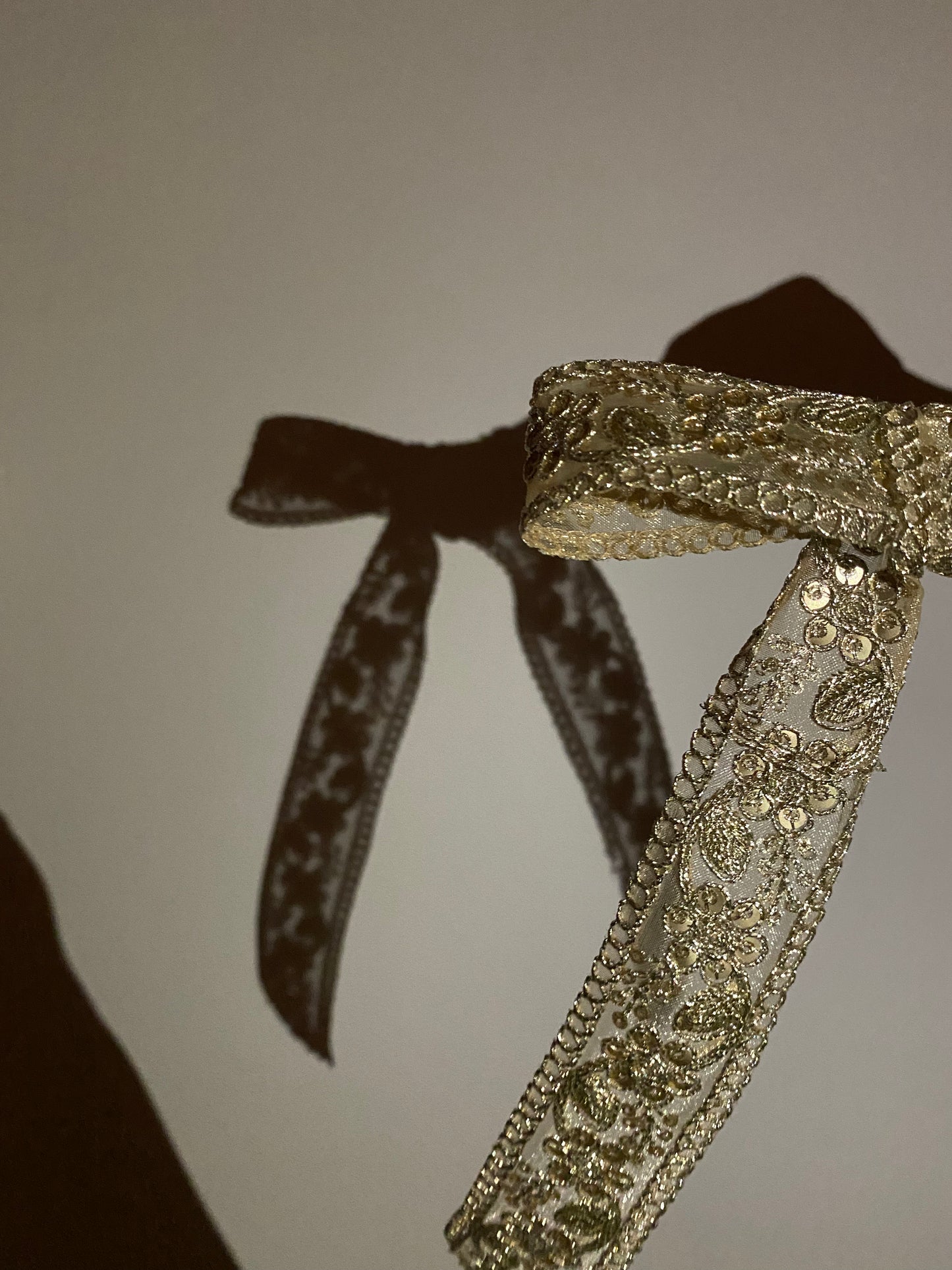 Karishma Gold Hair Bow